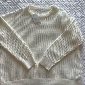 Time and Tru Textured Stitch Sweater